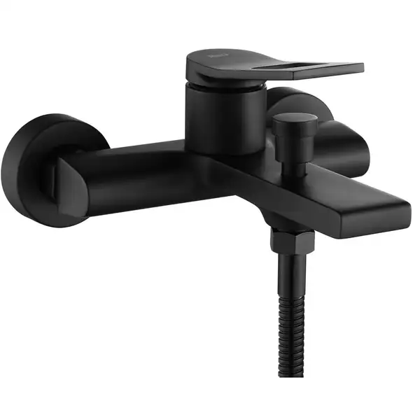 Смеситель для ванны REA SOUL BLACK черный настенный (REA-B9997) Смеситель для ванны REA SOUL BLACK черный настенный (REA-B9997)