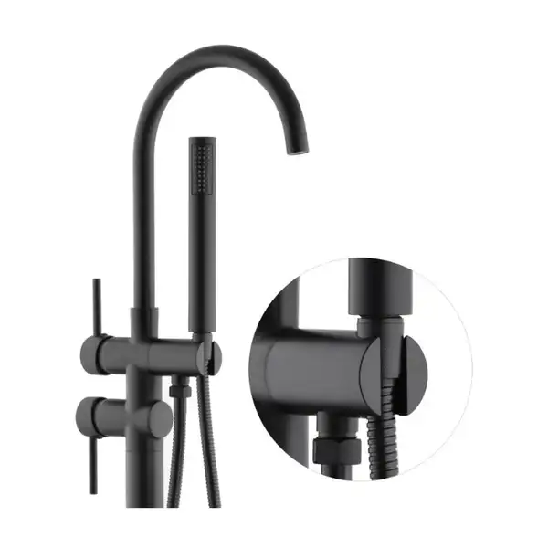 Змішувач для ванни YOKA SPA BLACK підлоговий (BS.SPA-BLK) Змішувач для ванни YOKA SPA BLACK підлоговий (BS.SPA-BLK)