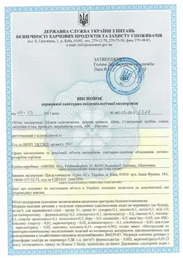 Сертифікат відповідності Grohe